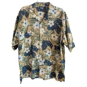 Polo Ralph Lauren Clayton Men's‎ XL Hawaiian Short Sleeve Shirt Floral Beach